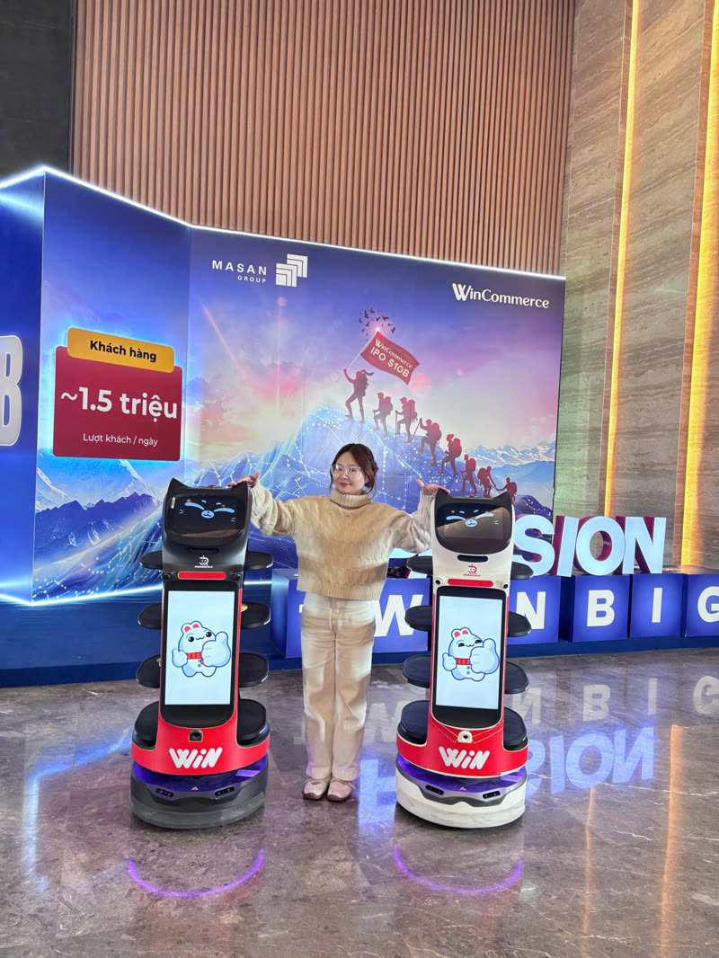 Robot tại sự kiện WinCommerce - Tập đoàn Masan